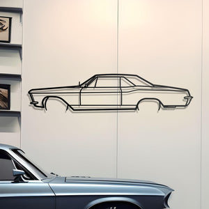 1965 Buick Riviera Metal Silhouette