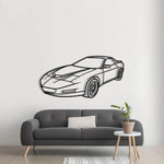 1994 Pontiac Firebird Formula Firehawk Diagonal Metal Silhouette