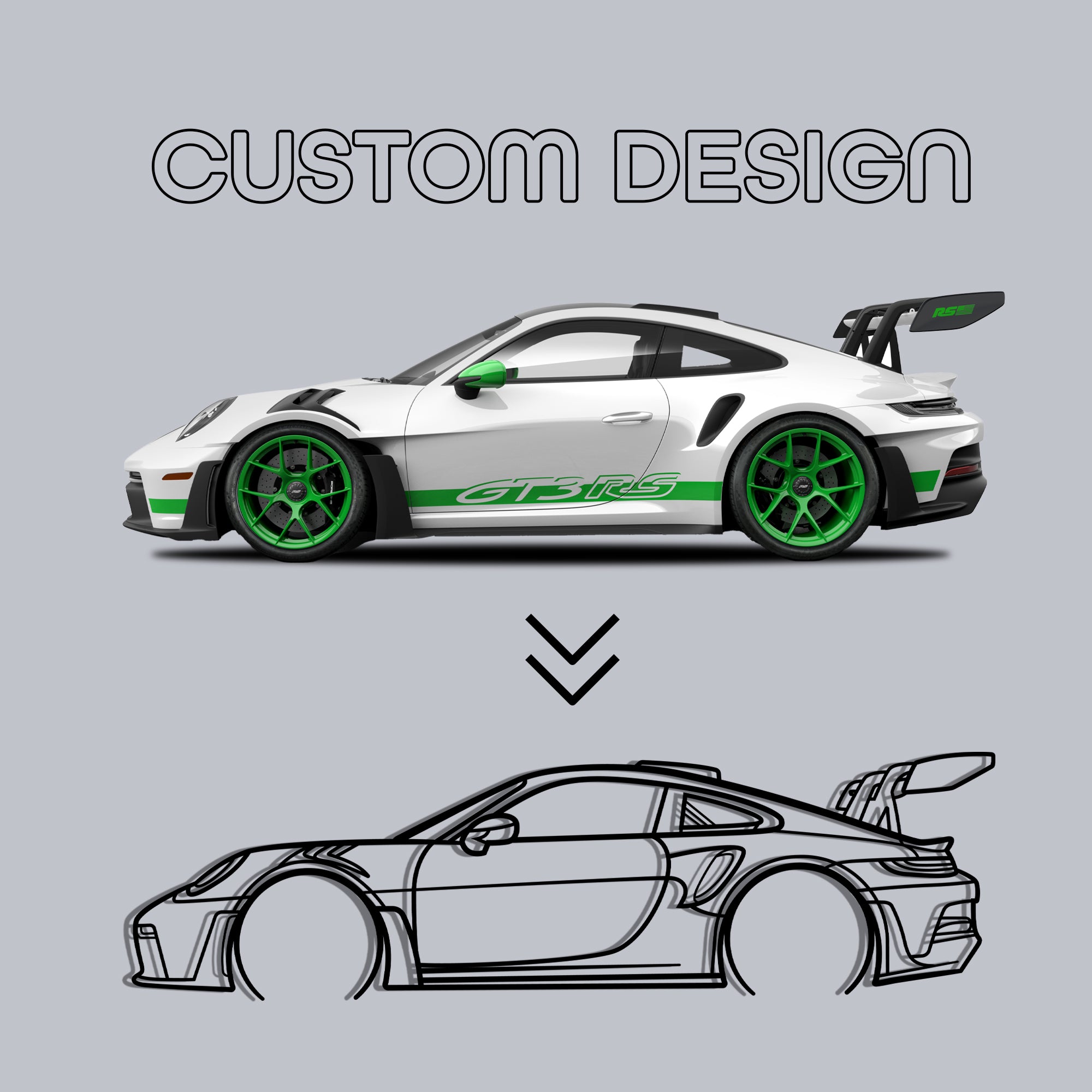 Your Custom Metal Car Silhouette