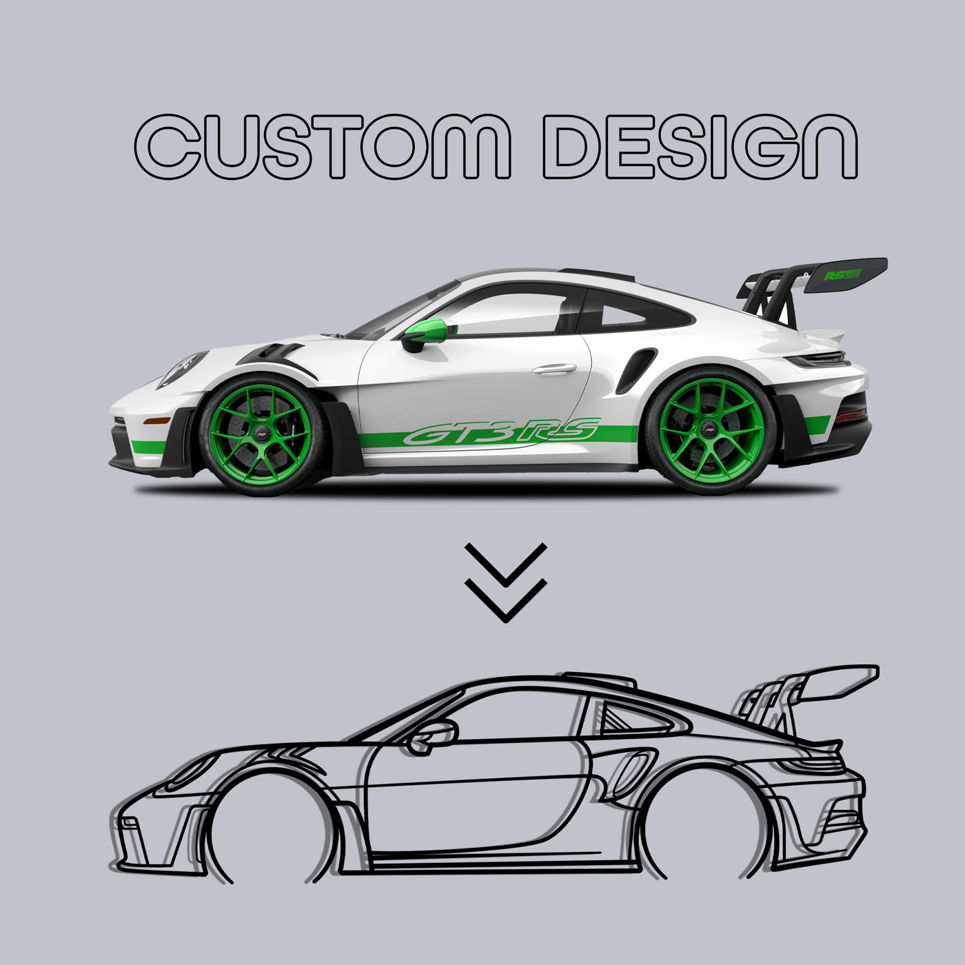 Your Custom Metal Car Silhouette
