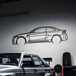 2016 BMW M2 Metal Silhouette Wall Decor