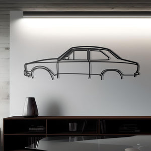 1969 Escort MK1 Metal Silhouette