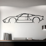 1969 Ford GT40 Metal Silhouette