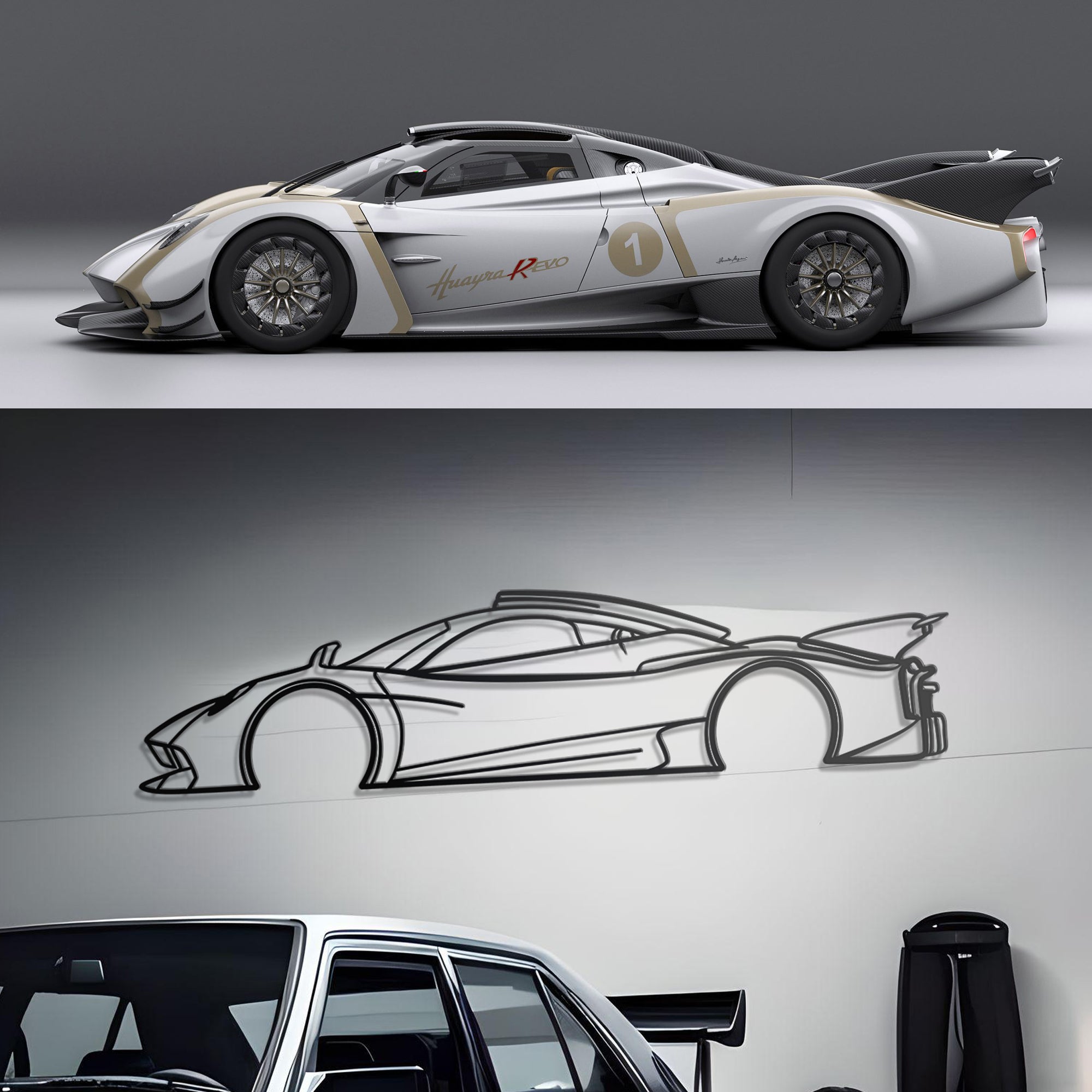 Your Custom Metal Car Silhouette