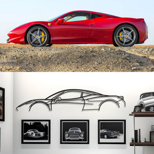 Your Custom Metal Car Silhouette