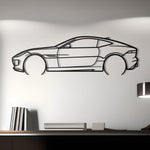 2016 Jaguar F Type Convertible Detailed Silhouette