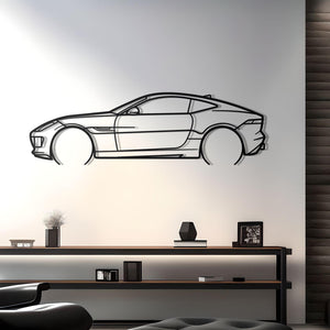 2016 Jaguar F Type Convertible Detailed Silhouette