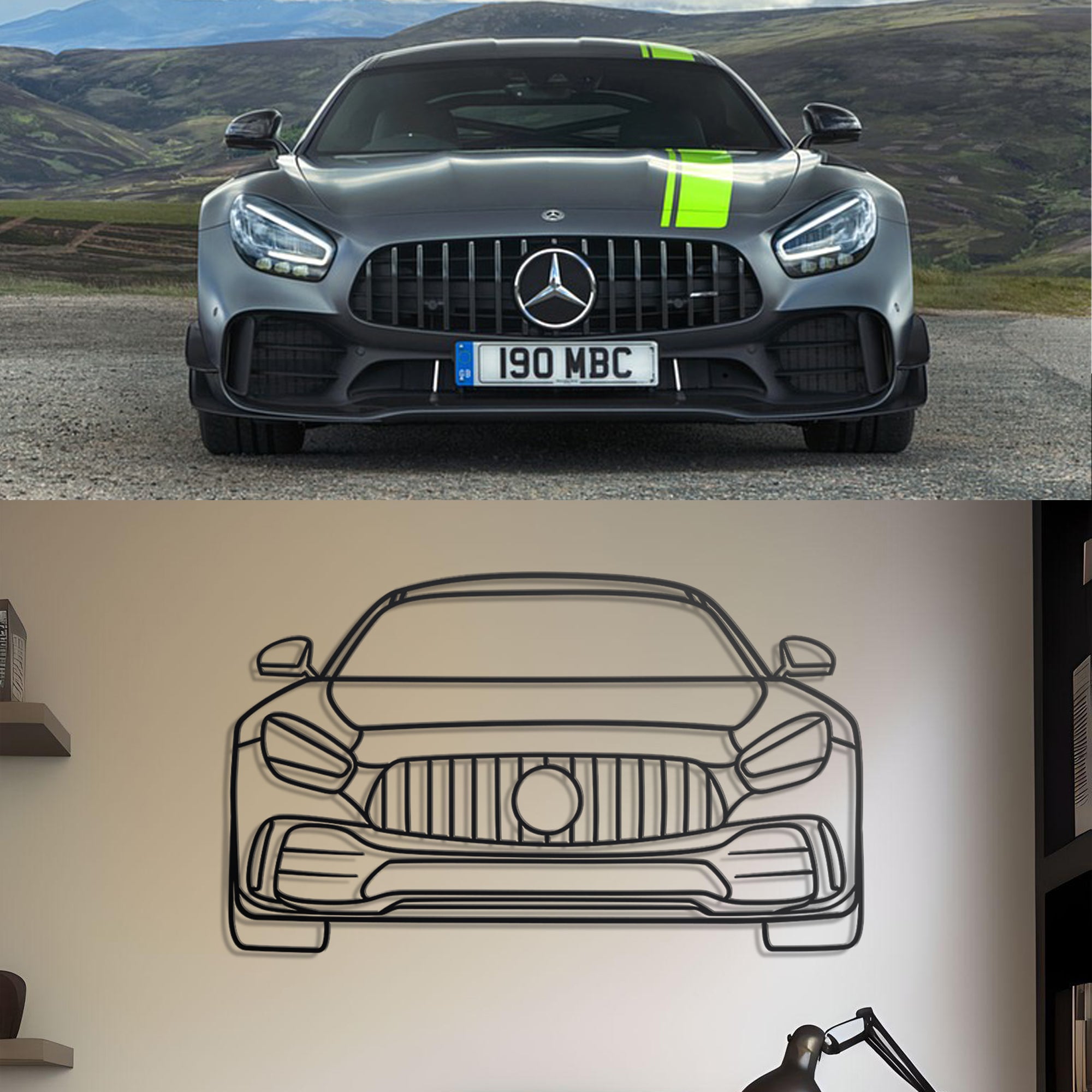 Your Custom Metal Car Silhouette