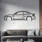 2016 BMW M2 Metal Silhouette Wall Decor