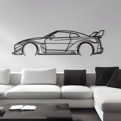 2020 Nissan GT-R R35 Liberty Walk Detailed Silhouette