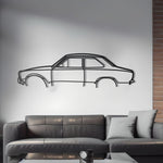 1969 Escort MK1 Metal Silhouette