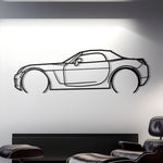 2008 Saturn Sky Redline Roadster Detailed Metal Silhouette