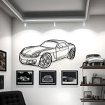 2008 Saturn Sky Redline Roadster Diagonal Metal Wall Art