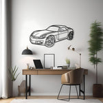 2008 Saturn Sky Redline Roadster Diagonal Metal Wall Art