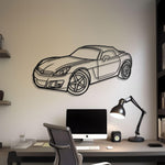 2008 Saturn Sky Redline Roadster Diagonal Metal Wall Art