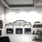 2004 Subaru Impreza WRX STI Metal Silhouette