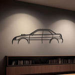 2004 Subaru Impreza WRX STI Metal Silhouette