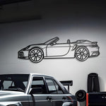Porsche 911 Turbo S Cabriolet Metal Wall Art