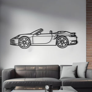 Porsche 911 Turbo S Cabriolet Metal Wall Art