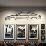 Alpine A110 Classic Metal Silhouette