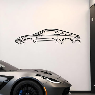Alpine A110 Classic Metal Silhouette