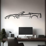 Corvette C7 Grand Sport Convertible Metal Silhouette