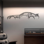 Mercedes AMG GTR Classic Metal Silhouette