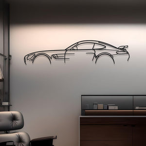 Mercedes AMG GTR Classic Metal Silhouette