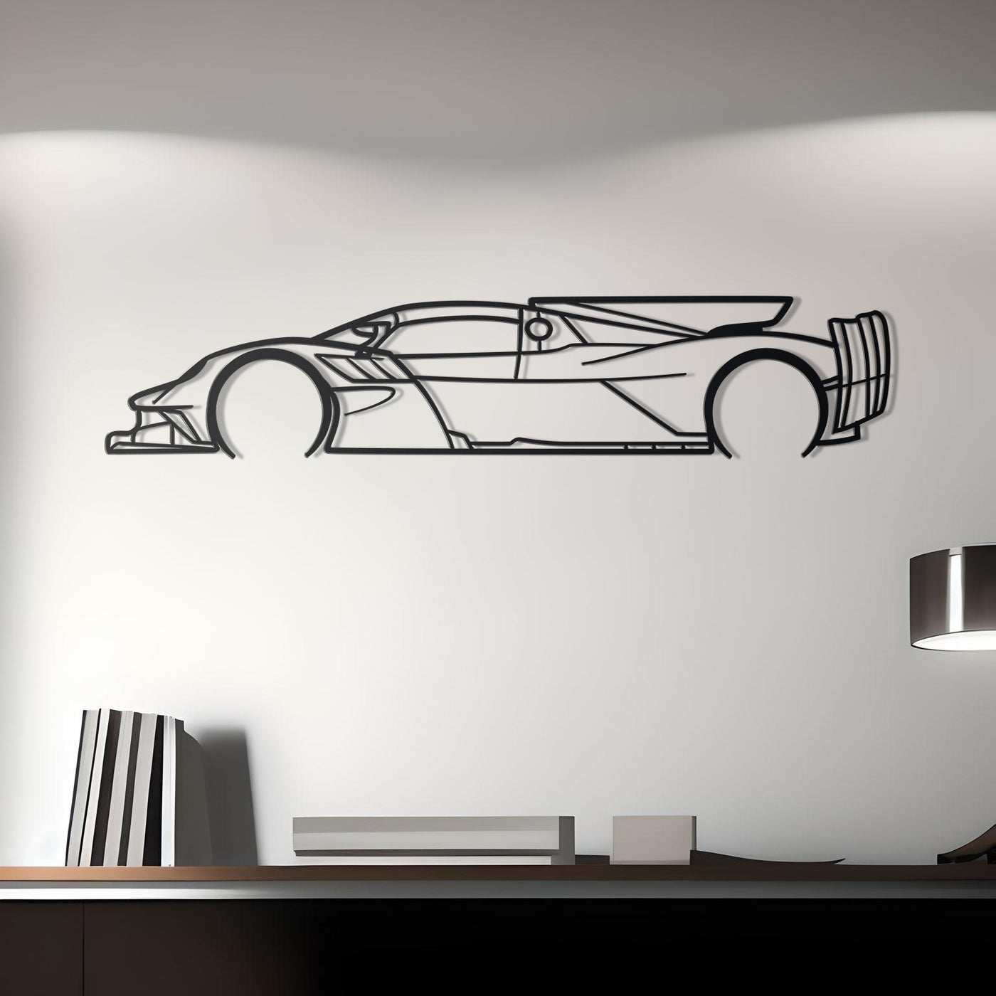 2018 Aston Martin Valkyrie AMR Pro Metal Silhouette