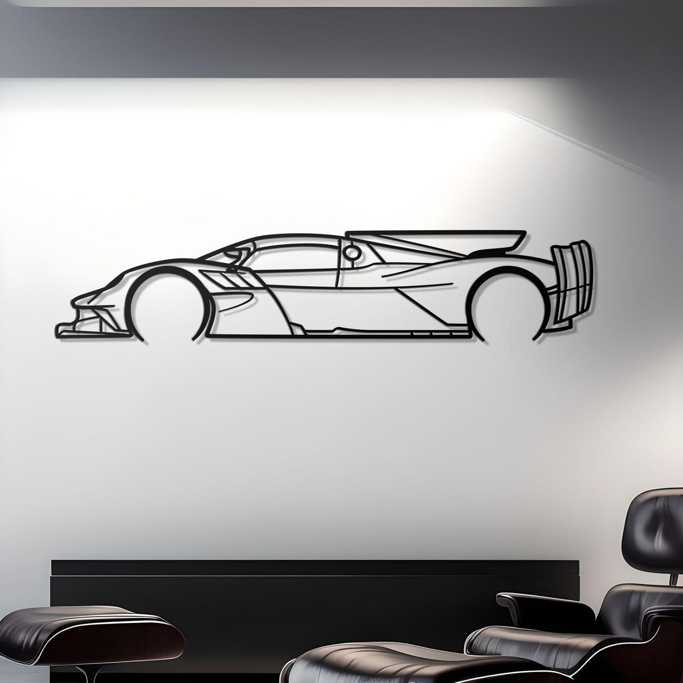 2018 Aston Martin Valkyrie AMR Pro Metal Silhouette