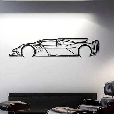 2018 Aston Martin Valkyrie AMR Pro Metal Silhouette