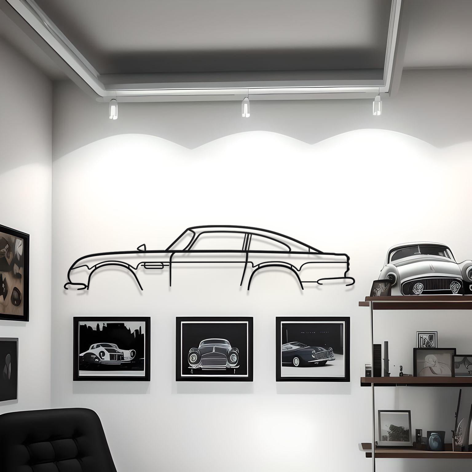 Aston Martin DB5 Metal Silhouette