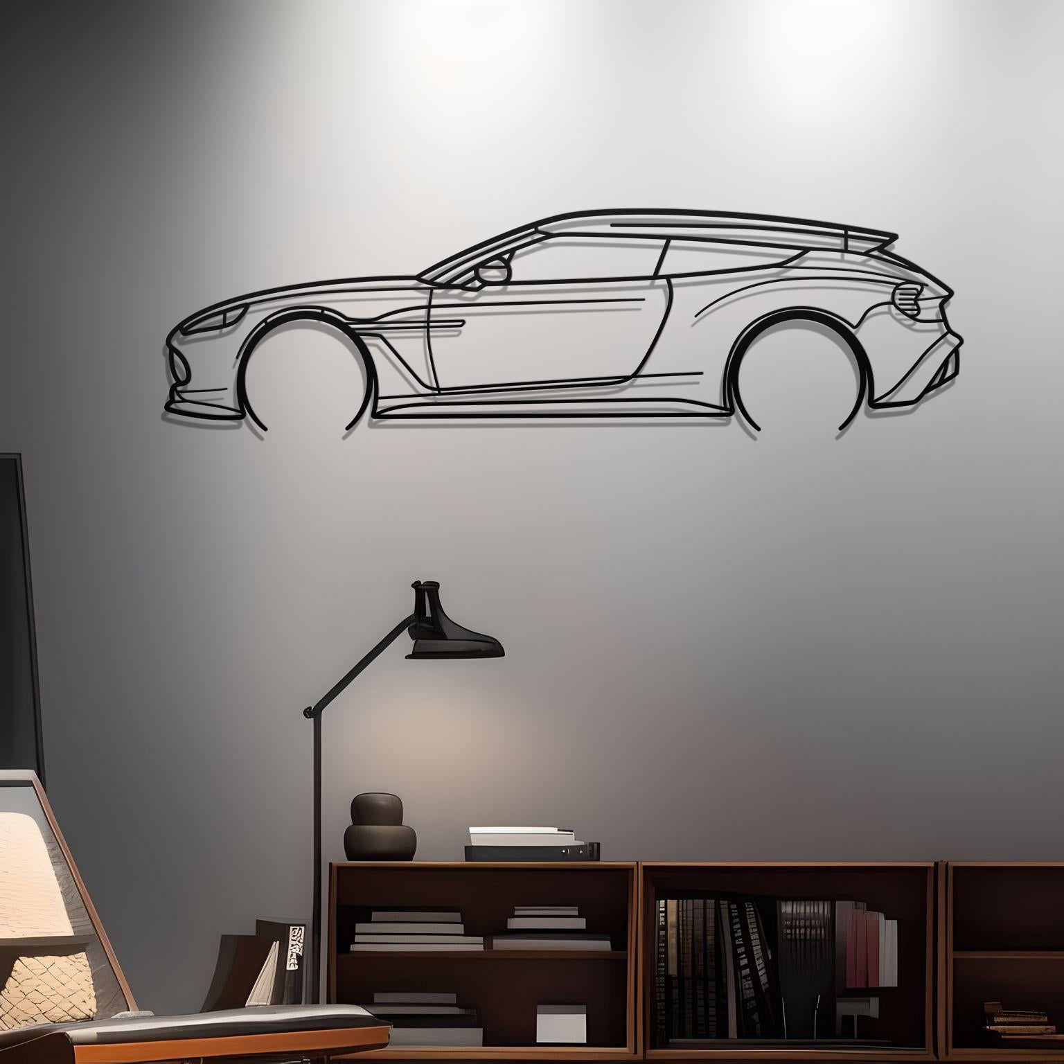 2019 Aston Martin Vanquish Zagato Shooting Brake Metal Wall Art