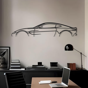 Aston Martin Vantage 2020 Classic Metal Silhouette