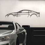 Aston Martin Vantage 2020 Classic Metal Silhouette