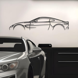 Aston Martin Vantage 2020 Classic Metal Silhouette