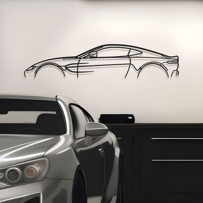Aston Martin Vantage 2020 Classic Metal Silhouette