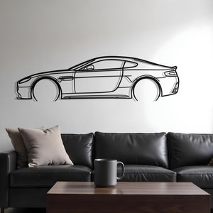 Aston Martin Vantage Metal Silhouette