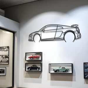 2023 Audi R8 V10 GT Metal Car Silhouette