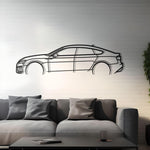 2022 Audi RS5 Sportback Detailed Metal Car Silhouette