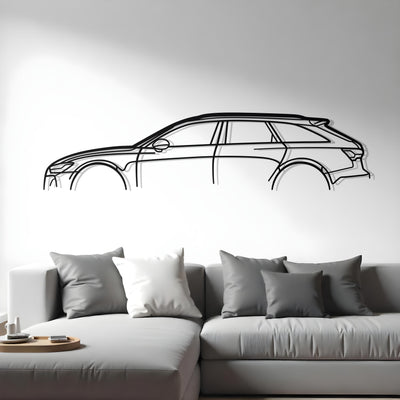 Audi RS6 Classic Metal Silhouette