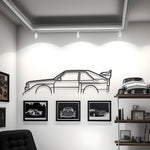 Audi Sport Quattro S1 Classic Metal Silhouette