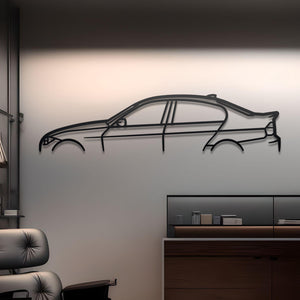 2008 BMW 335xi Detailed Metal Wall Art