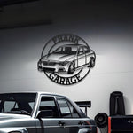 BMW F-30 Custom Name Personalizable Metal Car Silhouette