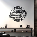 BMW F-30 Custom Name Personalizable Metal Car Silhouette