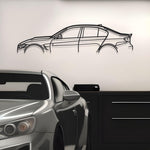 BMW M3 F80 Classic Metal Silhouette