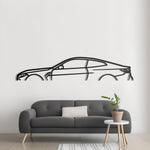BMW M4 G82 Detailed Metal Silhouette