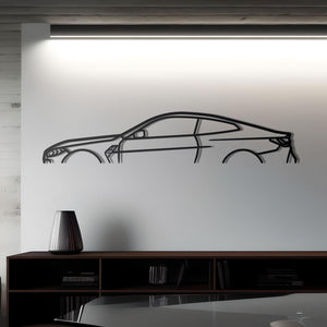BMW M4 G82 Detailed Metal Silhouette