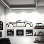 BMW Z3 Classic Metal Silhouette