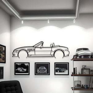 BMW Z3 Classic Metal Silhouette